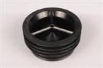 Liquidrebreaker's GreenDrain Series inline floor trap seal - used in the outlet connections of floor drain bodies, or the inside of floor drain strainers to seal the opening to prevent odors, sewer gases and insects