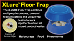 This new insect trap has been designed specifically for the effective monitoring and trapping of a wide range of STORED PRODUCT BEETLES. The design ensures that the  X-LURE™ Beetle Floor Trap can be used in the dustiest of conditions.