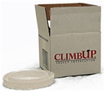 The original ClimbUP that will hold most bed legs and is low enough to go under furniture skirts. Round, 1" tall, 4.25" inner well, 7" diameter.